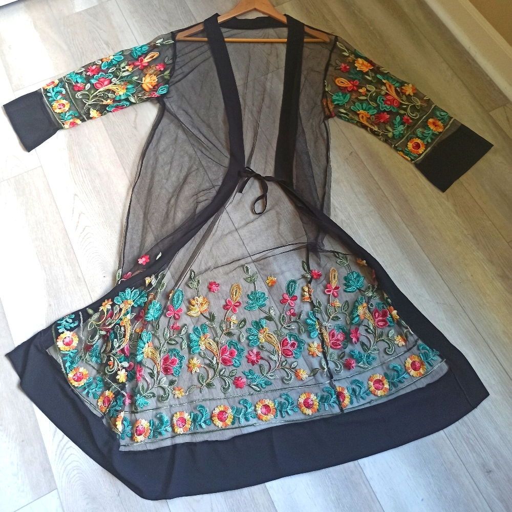 Artesanal hand embroidered jacket